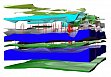 3D-Volumenmodell der Hydrostratigraphie, Bitterfeld