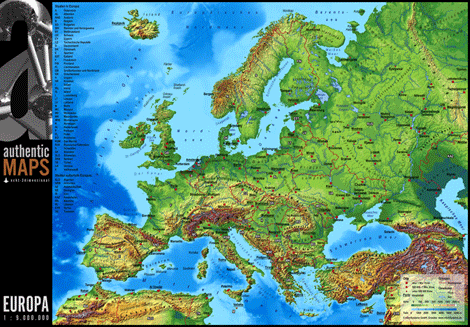 Europa - authentic MAP